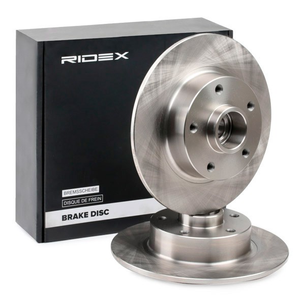 RIDEX 82B2600 Brake disc Rear Axle, 260x8mm, 5x114,3, solid