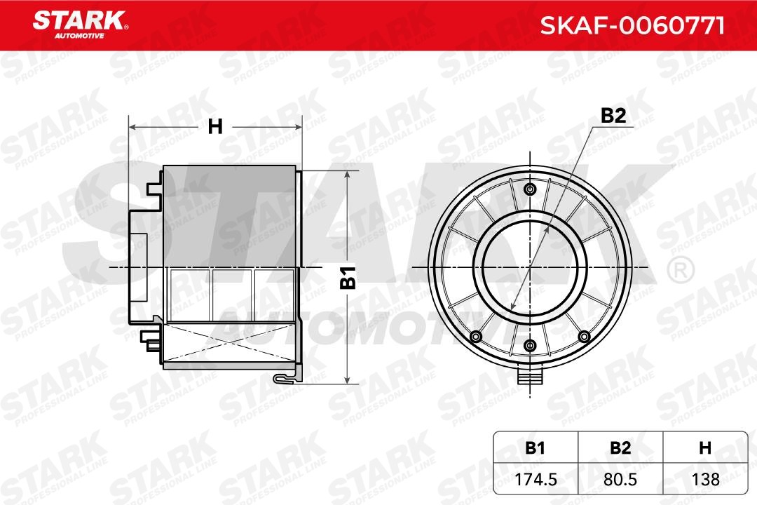 OEM-quality STARK SKAF-0060771 Engine filter
