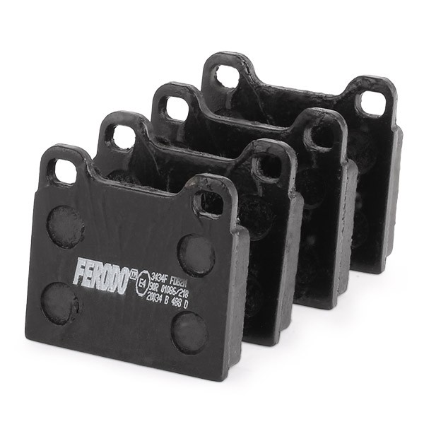FDB2M Disc brake pads FERODO 20107 review and test
