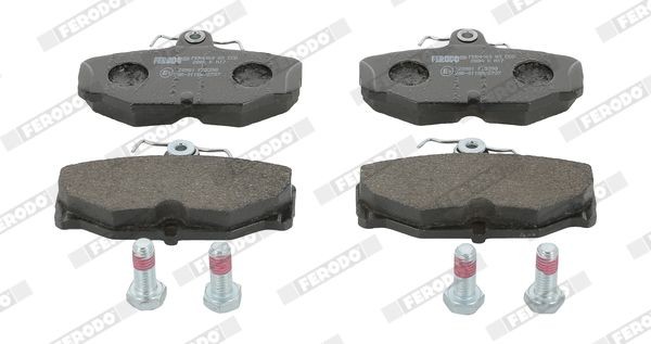 FERODO PREMIER ECO FRICTION FDB398 Brake pad set not prepared for wear indicator, with brake caliper screws, with accessories