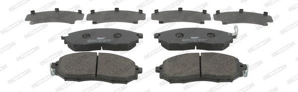 FDB4177 FERODO Brake pad set DAIHATSU with acoustic wear warning, without accessories