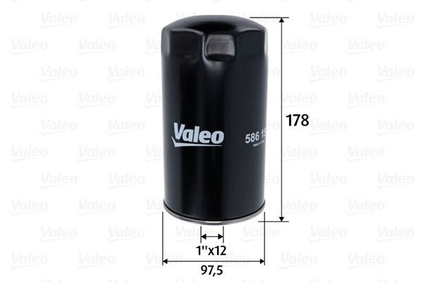 VALEO 586150 Oil filter 15209 C8600