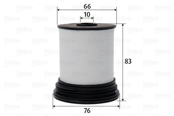 VALEO Filter Insert Height: 83mm Inline fuel filter 587106 buy