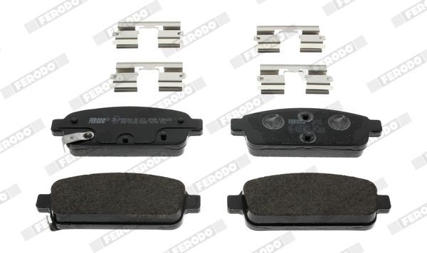 FDB4265 Set of brake pads FDB4265 FERODO with acoustic wear warning, with accessories