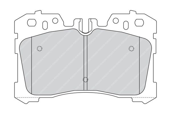 FERODO Brake pad kit FDB4277 for LEXUS LS