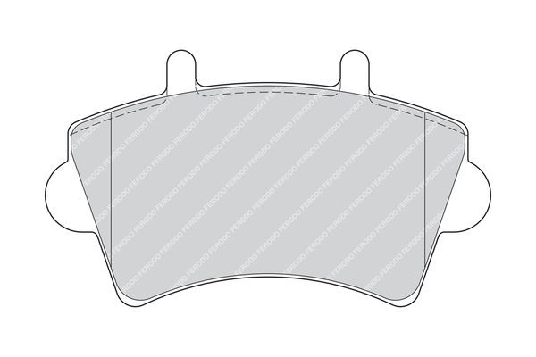 FERODO Brake pad set, disc brake 25045 buy online