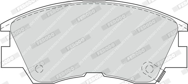 FERODO Brake pad kit FDB556 for MITSUBISHI L300 / DELICA, PAJERO / SHOGUN, L200