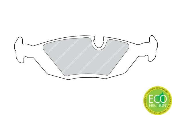 FERODO Brake pad kit FDB562