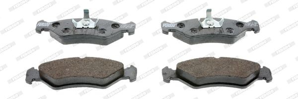 FERODO PREMIER ECO FRICTION FDB589 Brake pad set not prepared for wear indicator, with piston clip, without accessories