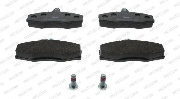 FERODO PREMIER ECO FRICTION FDB610 Brake pad set not prepared for wear indicator, with brake caliper screws, with accessories