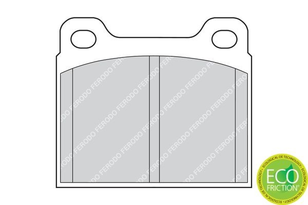 FERODO Brake pad set, disc brake 20755 buy online