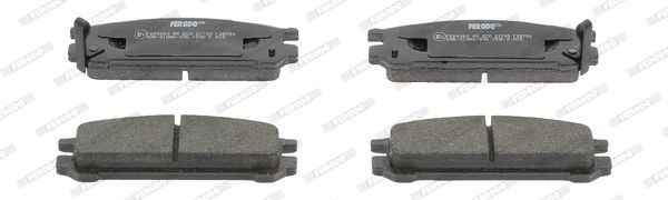 21703 FERODO PREMIER ECO FRICTION with acoustic wear warning, without accessories Height: 38mm, Width: 108mm, Thickness: 14,8mm Brake pads FDB790 buy
