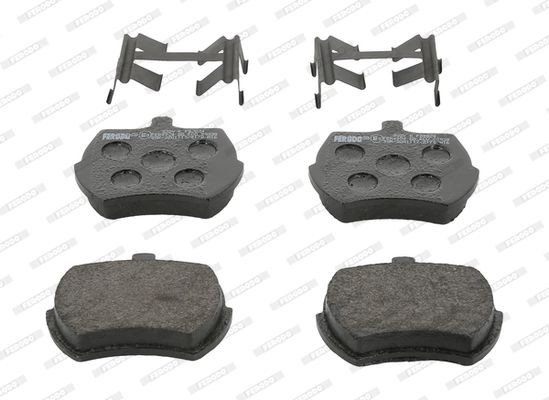 FERODO PREMIER ECO FRICTION FDB824 Brake pad set not prepared for wear indicator, with accessories