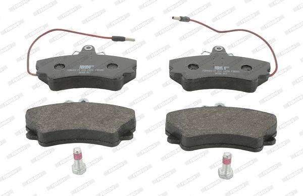 FERODO PREMIER ECO FRICTION FDB880 Brake pad set incl. wear warning contact, with brake caliper screws, with accessories