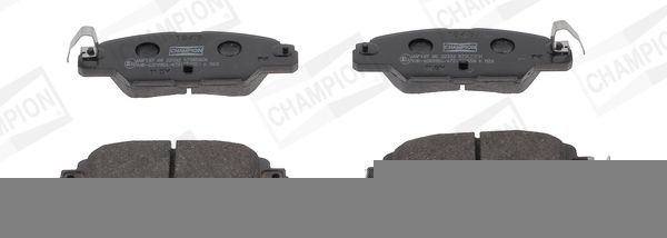 CHAMPION with acoustic wear warning Height 1: 42,6mm, Thickness: 14,3mm Brake pads 573858CH buy