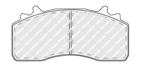 FERODO Brake pad kit FCV4854