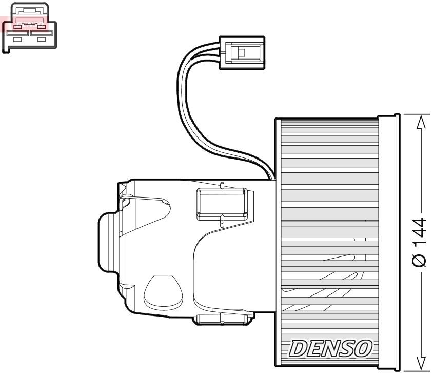DENSO for left-hand drive vehicles Voltage: 12V Blower motor DEA05008 buy