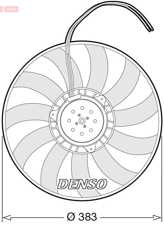 DENSO 12V Cooling Fan DER02007 buy