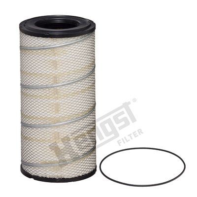 HENGST FILTER E1502L D516 Air filter 483mm, 237mm, Filter Insert
