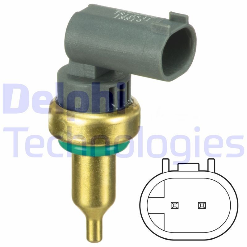DELPHI Sensor, coolant temperature TS10531 buy