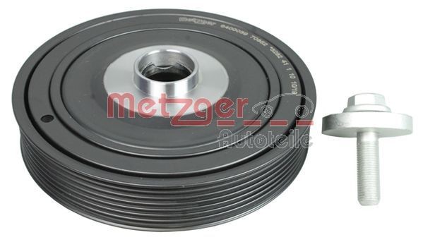 METZGER 6400039 Crankshaft pulley Ø: 151mm, Number of ribs: 7, with screw