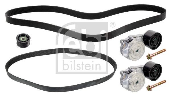 FEBI BILSTEIN 109060 V-Ribbed Belt Set with tensioner element