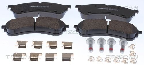 TRISCAN Height: 70,8mm, Width: 177,5mm, Thickness: 20,7mm Brake pads 8110 29189 buy