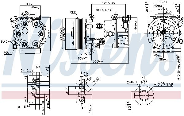 OEM-quality NISSENS 890743 Air conditioner compressor