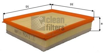 Original MA3473 CLEAN FILTER Air filters CHEVROLET