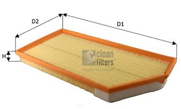 Mercedes VITO Air filters 15094723 CLEAN FILTER MA3476 online buy