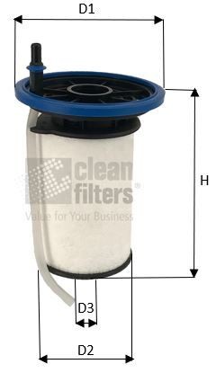 CLEAN FILTER MG3612 Fuel filter 77366607