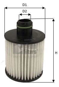 Original CLEAN FILTER Engine oil filter ML4569 for OPEL CORSA