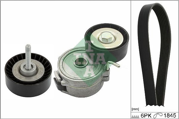 532 0652 10 INA 529039510 Tensioner pulley 1387066