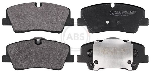 A.B.S. with acoustic wear warning Height 1: 57,2mm, Width 1: 133,1mm, Thickness 1: 17,4mm Brake pads 35212 buy