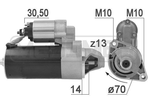 Original ERA Starter motors 220941A for MERCEDES-BENZ VITO