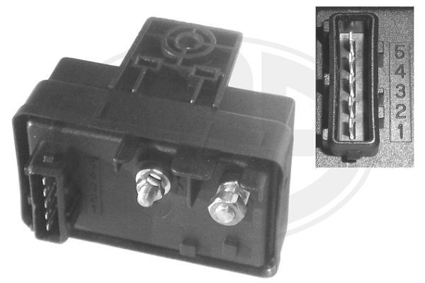 ERA 661323 Control Unit, glow plug system Number of Cylinders: 4, with holder