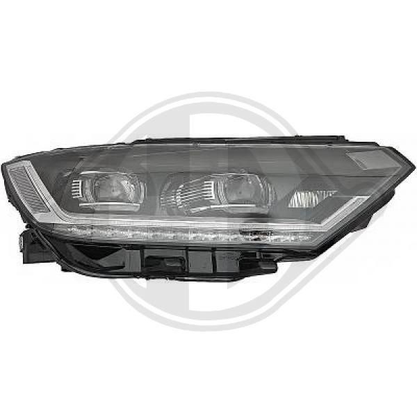 Volkswagen PASSAT Head lights 15099498 DIEDERICHS 2249086 online buy