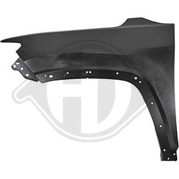 Jeep Wing fender DIEDERICHS 2680007 at a good price