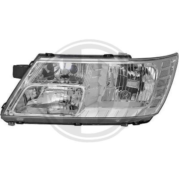 DIEDERICHS 3570081 Headlight Left, H11/HB3, with electric motor