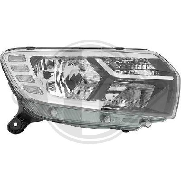 Dacia Headlight DIEDERICHS 4456180 at a good price