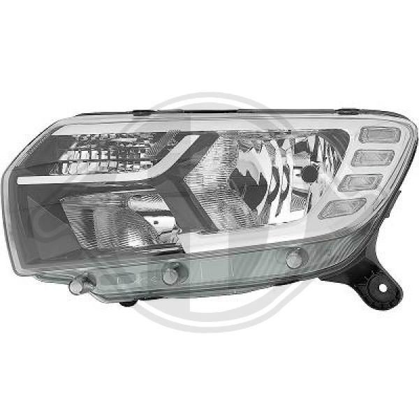 Dacia Headlight DIEDERICHS 4456181 at a good price