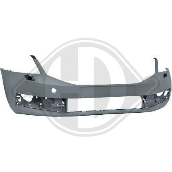 DIEDERICHS Front, for vehicles without parking distance control, for vehicles with headlamp cleaning system, Smooth Front bumper 7832152 buy