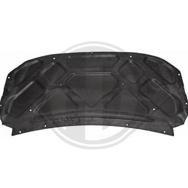 DIEDERICHS 8814280 Silencing Material, engine bay Bonnet, with fastening material