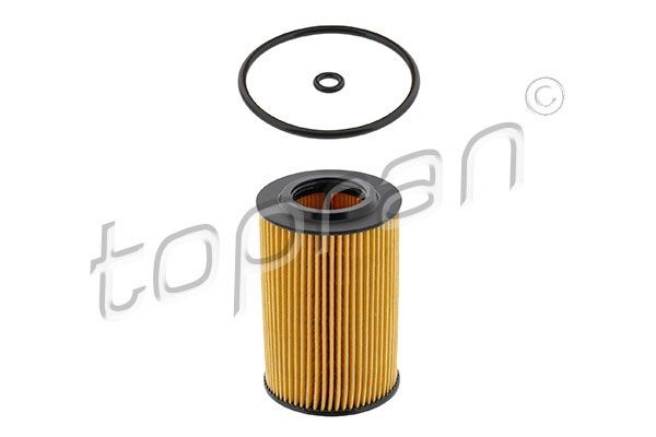 TOPRAN 114 419 Oil filter with gaskets/seals, Filter Insert
