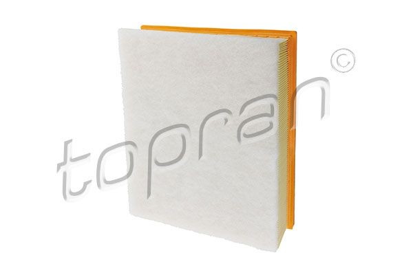 TOPRAN 117 661 Air filter 70mm, 246mm, 291mm, rectangular, Foam, Filter Insert, with pre-filter