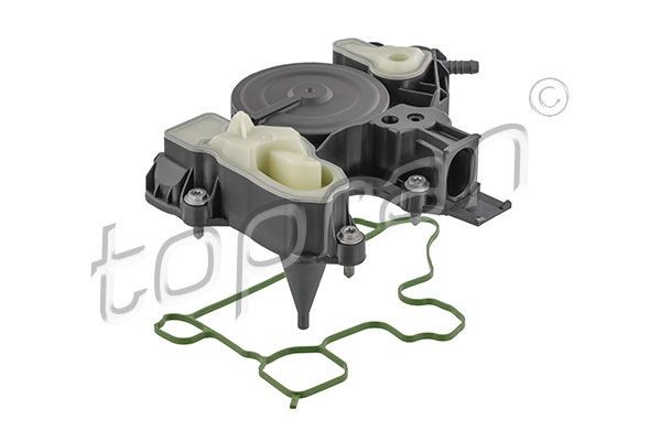 118195 Oil Trap, crankcase breather 118 195 001 TOPRAN Cylinder Head Cover, Upper, with seal, with bolts/screws