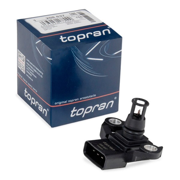 TOPRAN Sensor, boost pressure 208 637