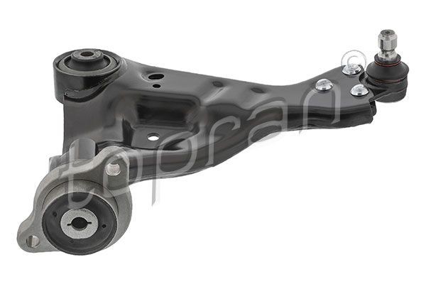 408 999 001 TOPRAN with holder, with rubber mount, with ball joint, Front Axle Left, Control Arm, Sheet Steel, Black-painted, Cathodic Painting Control arm 408 999 buy