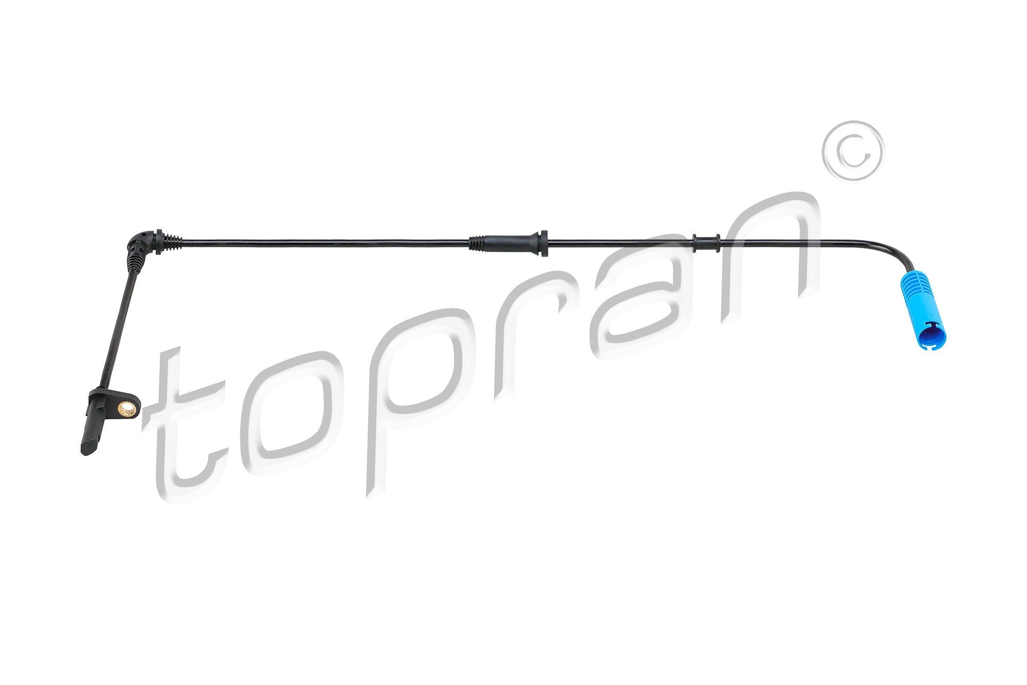 TOPRAN 503 317 ABS sensor Front Axle Left, Front Axle Right, with cable, for vehicles with ABS, 2-pin connector, 795mm