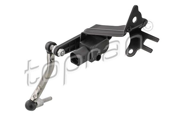 Sensor, xenon light (headlight range adjustment) TOPRAN Front Axle, with holder, with rod assembly, with coupling rod - 623 120